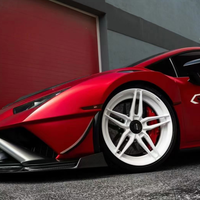 Convient pour Lamborghini STO Modification Vorsteiner Dry Carbon Fiber Small Bumper