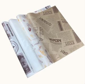 Papier d'emballage en papier sulfurisé imprimé sur mesure pour shawarma, sandwich, biscuit, pain, emballage de restauration rapide 2026 - Product Image 5