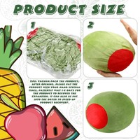 Coussin en peluche Olive mignon, cadeau Kawaii en forme de fruit, peluche à câliner, cadeau, coussin décoratif doux et original, rembourré en PP