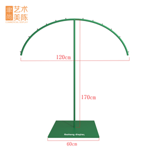 Estante de exhibición de ropa de Metal con forma de paraguas personalizable YUSHANG, diseño Original, varios colores, agua ligera ecológica - Product Image 2