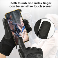 Guantes Calefactables para Motociclismo, Ciclismo de Montaña, Deportes, Carreras, Protección Completa para los Dedos