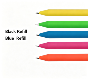 Stylo gel rétractable couleur bonbon pour étudiants, avec revêtement par pulvérisation, personnalisable avec logo pour promotion d'entreprise - Product Image 2