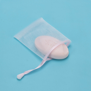 Bolsa de jabón de malla exfoliante, bolsa de jabón de red de espuma de burbujas, bolsa protectora, bolsas con cordón - Product Image 6