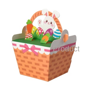 Cartoon Cute <strong>Easter</strong> Basket <strong>Box</strong> 10pcs/Bag Three-Dimensional Rigid Paperboard <strong>Gift</strong> <strong>Box</strong> UV Coating for Candies Candles <strong>Easter</strong> Eggs - Product Image 6