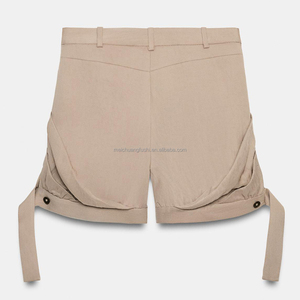 Shorts Plisados Personalizados para <span class=keywords><strong>Mujer</strong></span>, Ropa Casual Elegante para Damas - Product Image 4