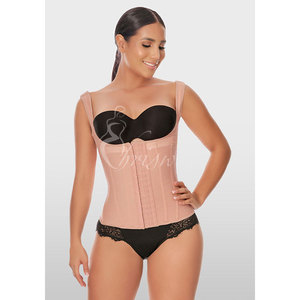 Chaleco Moldeador Con Broches Stijlvolle Fajas Colombianas Gevormde Vet Verstelbare Corset Tailletrainer Met Schouder - Product Image 1
