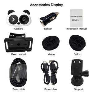 Moniteur de voiture sans fil pour bébé au siège arrière, adaptateur CarPlay universel, dispositif intelligent de surveillance de la cabine pour <span class=keywords><strong>bébés</strong></span> et animaux domestiques sur la banquette arrière - Product Image 3