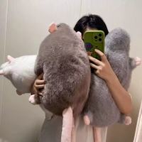 Souris blanche Jouet en peluche Souris grise Jouet en peluche Coussin animal personnalisé