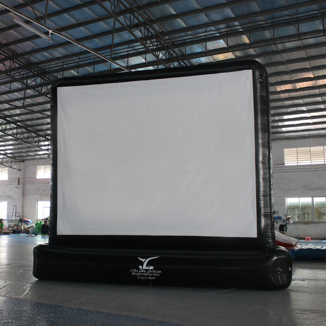 Commercial PVC Backyard Party Rentals Projection Screen Outdoor Movie Screen Foldable Projector Screen Inflatable