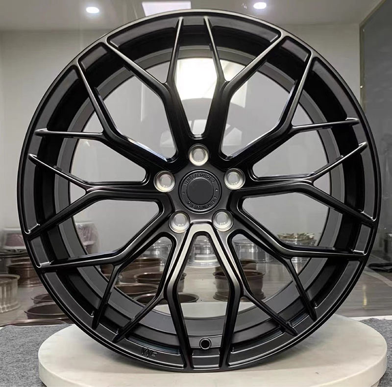 Multi-Spoke Black Forged Wheel Hub Compatible With A4A5A6AAllroad A7A8 ...