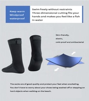 3mm Snorkeling Swimming Surfing Warm Cold-proof Non-slip Hommes Femmes Mid Diving Sea Diving Socks Beach Socks