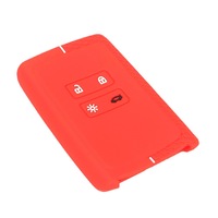 Pour Renault Kolega Smart couverture de clé de voiture à 4 boutons sac de clé en Silicone de protection pour accessoire de clé Espace Kolega