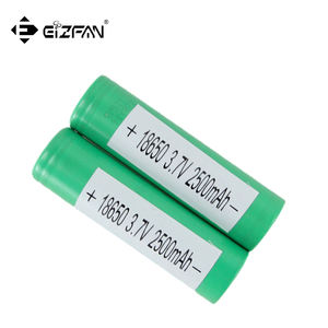 Batería Liion 18650 25R 2500mAh 20A <span class=keywords><strong>3</strong></span>.6V 500 Ciclos, Celda de Litio para Linternas LED Solares - Product Image 6