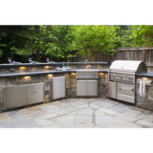 جزيرة مطبخ شواء خارجية للحديقة مع شواية غاز مدمجة - Product Image 6