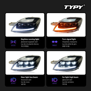 Kit de conversion de lentilles de phares LED TYPY pour Toyota Prado 2010-2013 avec feux de jour et clignotants séquentiels - Product Image 4
