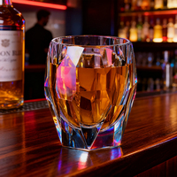 Verres à whisky en gros, vente chaude, gobelet à bière, plastique PC acrylique incassable, résistant à la chaleur, pour hôtels, bars commerciaux