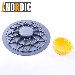 Tabla de equilibrio de oscilación de altura ajustable, superficie redonda antideslizante acanalada de 40cm, rotación de 360 grados, fisioterapia, terapia de rehabilitación y postura - Product Image 3