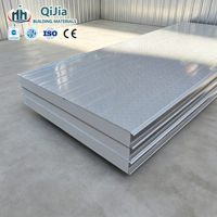 Panneau sandwich en polyuréthane (PU) métallique isolant, ignifuge et écologique pour toiture, mur extérieur, chambre froide, congélateur, entrepôt - Prix usine