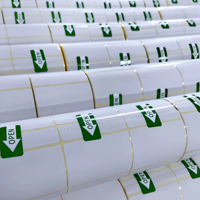 Étiquettes adhésives en tissu satiné, texture douce, autocollant pour matelas, tapis et marquage textile domestique