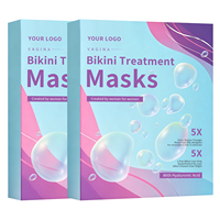 Masque Apaisant pour la Zone du Bikini en Gros – Soulage les Irritations et les Poils Incarnés – Soin Hydratant et Rajeunissant en Forme de T pour la Ligne du Bikini