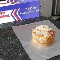 12 ''* 10m ménage cuisine feuille d'aluminium papier rouleau emballage pour emballage alimentaire