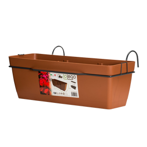 LOLEGO 60x29x18h Terracota Balcón Caja Herramientas de jardín Accesorios - Product Image 1