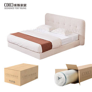Base de Cama Doble sin Marco, Tamaño Queen/<span class=keywords><strong>King</strong></span>, de Espuma Comprimida al Vacío, Moderna, al por Mayor - Product Image 1