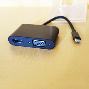 Adaptador otg 2 en 1 tipo c de HC-10, adaptador usb c a hdtv <span class=keywords><strong>vga</strong></span> para pantalla de vídeo, hub para teléfonos móviles y portátiles - Product Image 4