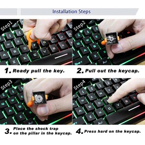SWKS Mechanical <strong>Keyboard</strong> <strong>Oring</strong> Rubber O-Ring Switch Dampeners Silicone Sealing O Ring - Product Image 4