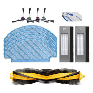 Repuestos para Ecovacs <span class=keywords><strong>Deebot</strong></span> T8 <span class=keywords><strong>T9</strong></span> <span class=keywords><strong>AIVI</strong></span> MAX N8PRO: Cepillo Principal, Cepillos Laterales, Filtro HEPA, Paño de Limpieza - Electrodomésticos - Product Image 1