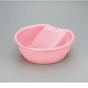 Cesto per biancheria rosa Inomata - Product Image 1
