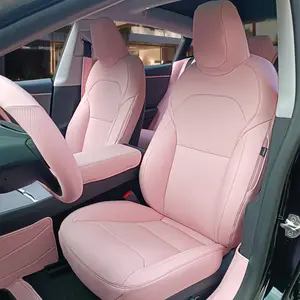 Model Y Nappa Leather All Weather Car Seat Protection Waterproof All Colors Car Seat Cover For Tesla Model Y