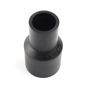 Raccord thermique pour tuyaux en eau de type à bout pointu, 30 pièces, DN160 x 110 PE 100, réduction du accouplement noir