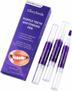Lápiz <span class=keywords><strong>Corrector</strong></span> <span class=keywords><strong>de</strong></span> <span class=keywords><strong>Color</strong></span> y Blanqueador Dental Morado, Lápiz <span class=keywords><strong>de</strong></span> Cuidado Bucal Pap+ con Aplicador <span class=keywords><strong>de</strong></span> Cepillo, Portátil para Aclarar el Sonrisa - Product Image 1
