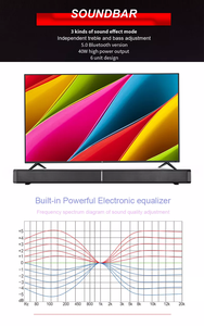 Barra de sonido <span class=keywords><strong>para</strong></span> tv home theater, sistema de sonido con subwoofer surround, altavoz portátil de diente azul <span class=keywords><strong>para</strong></span> tv de 40w - Product Image 6