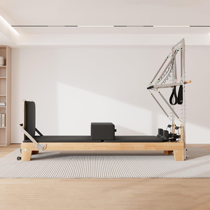 Gimnasio entrenamiento cuerpo equilibrio madera <span class=keywords><strong>Pilates</strong></span> reformador máquina Cadillac reformadores <span class=keywords><strong>Pilates</strong></span> con torre - Product Image 1