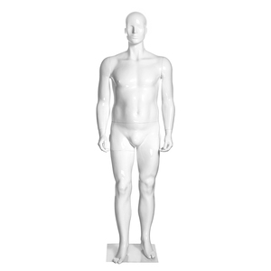 Maniquí de Fibra de Vidrio PLUSSMAN para Escaparate, Talla Extra Grande, Hombre Gordo, Maniquí Masculino de Gran Tamaño - Product Image 3