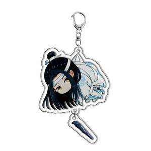 Porte-clés Anime <span class=keywords><strong>Tian</strong></span> <span class=keywords><strong>Guan</strong></span> <span class=keywords><strong>Ci</strong></span> <span class=keywords><strong>Fu</strong></span> Porte-clés double face Heaven Official's Blessing Game Cartoon Acrylic Pendant Keyring For Kid Gift - Product Image 4