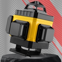 Niveau laser 360 auto-nivelant, 3x360 °   Niveau laser vert 3D haute luminosité, outil de nivellement laser pour accrocher des tableaux