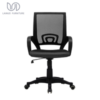 Vente en gros de chaise de bureau ergonomique au design contemporain avec dossier bas en maille complète avec des caractéristiques de confort