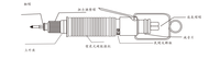 Tournevis pneumatique avec commande à levier Q-60LB, embrayage de précision à arrêt réglable, vitesse variable en continu 1,5-9,3 Nm