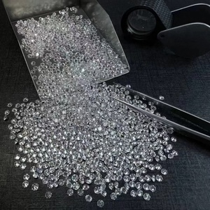 Pierre précieuse de petite taille cultivée en laboratoire, certifiée IGI, percée au laser, couleur D, clarté VVS1/VS2, taille brillant DEF, pour bijoux HUAZHONG GEM - Product Image 2
