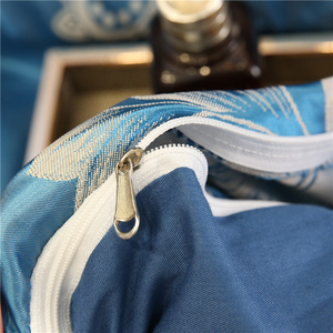 Ensemble de couette <span class=keywords><strong>reine</strong></span> toutes saisons draps de luxe Jacquard ensemble de literie de luxe Jacquard taie d'oreiller ensemble de housse de couette - Product Image 2