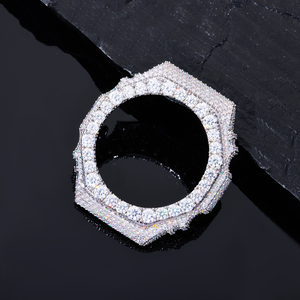 Kit de Modificación GA2100 Iced Out al por Mayor, Bisel y Caja de Reloj con Diamantes VVS D Moissanite, Piezas con Incrustaciones de Diamantes - Product Image 4