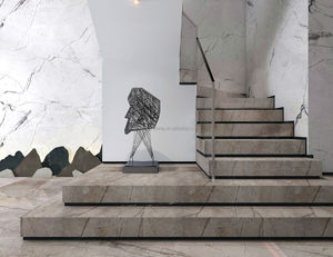 Dalles de marbre Silver Roots, marbre <span class=keywords><strong>bleu</strong></span> <span class=keywords><strong>Eldorado</strong></span>, gris Astana avec marbre veine de racines marron Jungle pour revêtement de sol - Product Image 6