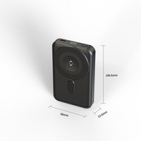 Batterie externe mini portable en gros avec grande capacité de 10000 mAh, charge rapide, logo personnalisable, interface d'entrée Type-C