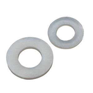 Manchon isolant électrique personnalisé en laiton et bronze, <span class=keywords><strong>rondelle</strong></span> plate en plastique POM Nylon blanc/noir DIN125 - Product Image 5