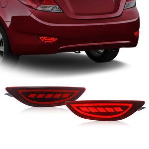 Beau réflecteur de lampe de pare-chocs arrière de type Led pour <span class=keywords><strong>Hyundai</strong></span> Old 2017 <span class=keywords><strong>Accent</strong></span> - Product Image 1