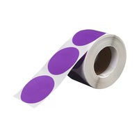 Étiquettes autocollantes personnalisées de haute qualité, étiquettes rondes en rouleau, étiquettes d'emballage, autocollants à points colorés