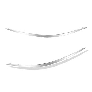 Moulure de pare-chocs avant de voiture, bande chromée pour <span class=keywords><strong>Mercedes</strong></span> <span class=keywords><strong>Benz</strong></span> <span class=keywords><strong>E320</strong></span> E350 E550, E63 AMG 2007-2009 <span class=keywords><strong>W211</strong></span>, 2118852321 2118852421 - Product Image 1